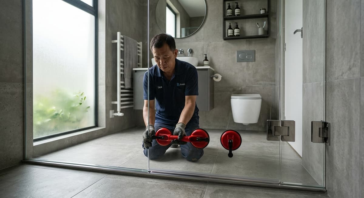 Cara Membersihkan Shower Screen dan Buang Kesan Air