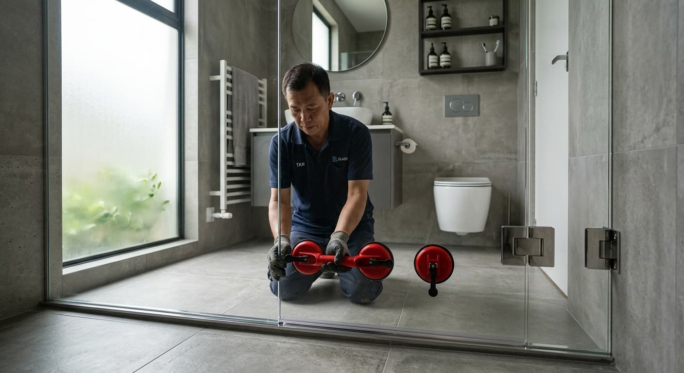 Frameless Shower Screen